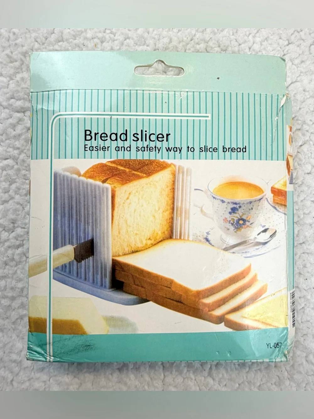 (NIB) White Bread Slicer Guide, OS
